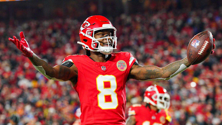 Kansas City Chiefs wide receiver DeAndre Hopkins on Dec 8, 2024. Kansas City Chiefs wide receiver DeAndre Hopkins on Dec 8, 2024.