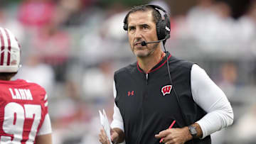 Wisconsin Badgers head coach Luke Fickell