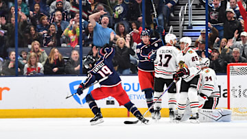 Chicago Blackhawks v Columbus Blue Jackets