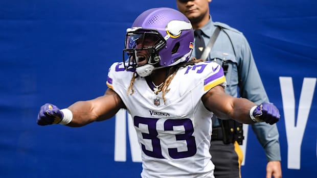 Minnesota Vikings running back Aaron Jones