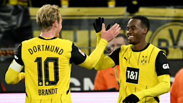 Julian Brandt und Jamie Gittens
