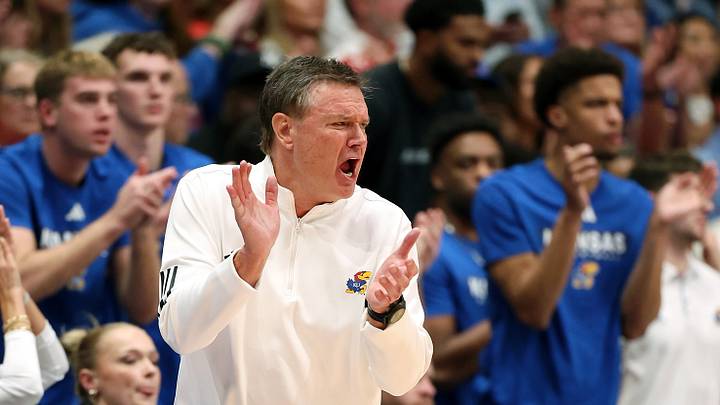 Kansas basketball head coach Bill Self