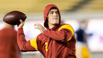 Dec 4, 2021; Berkeley, California, USA;  Jaxson Dart, USC Football