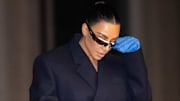 Celebrity Sightings - Milan Fashion Week Fall/Winter 2022/2023