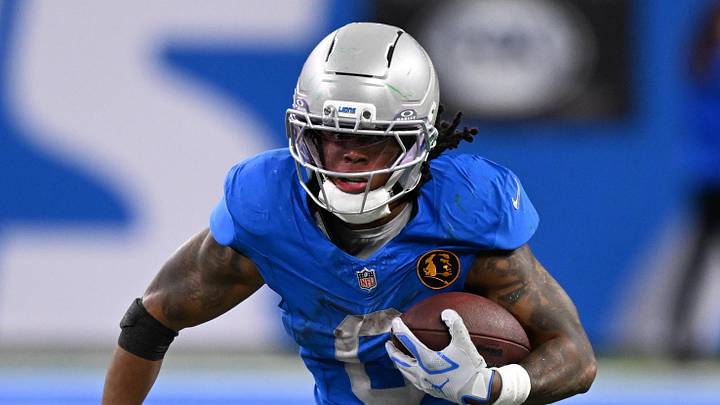 Detroit Lions running back Jahmyr Gibbs 