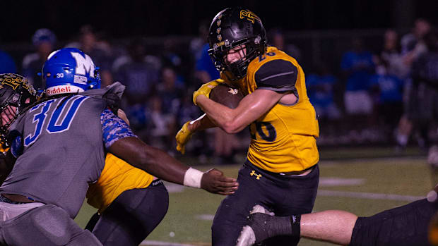 Bishop Verot's Bobby Leckler recorded 17 tackles against Cardinal Mooney on Friday, Sept. 20, 2024.