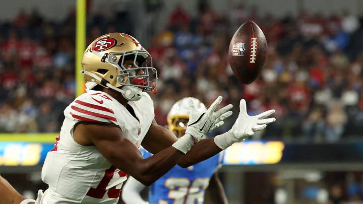 San Francisco 49ers wide receiver De'zhaun Stribling (15)