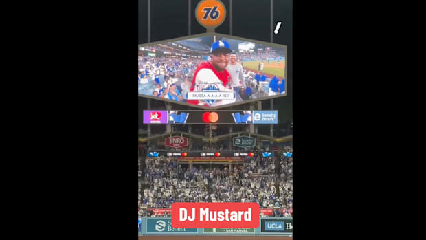 DJ Mustard, world series, dodger stadium, mlb