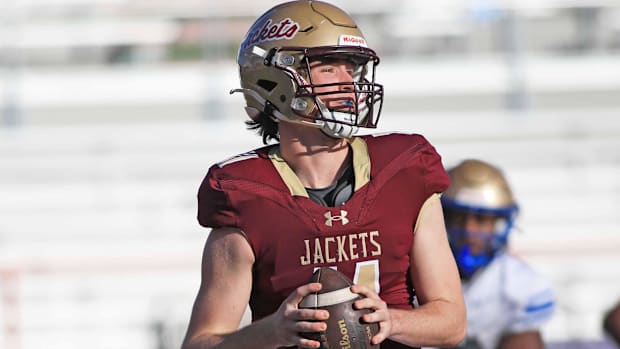 St. Augustine quarterback Locklan Hewlett