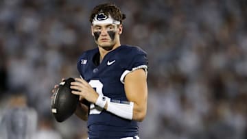 Penn State Nittany Lions quarterback Beau Pribula (9)