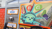 The WFAN set background