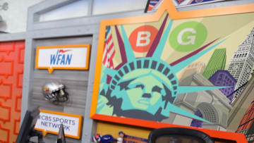 The WFAN set background