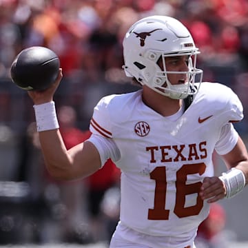Texas quarterback Arch Manning struggled in his much-anticipated season debut against Ohio State on Saturday.