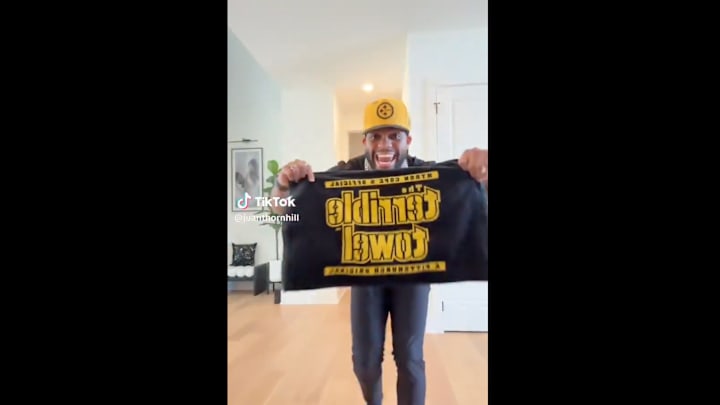 NFL safety Juan Thornhill in a TikTok video posted March 17, 2025.