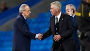 Florentino Pérez, presidente del Real Madrid, y Carlo Ancelotti 