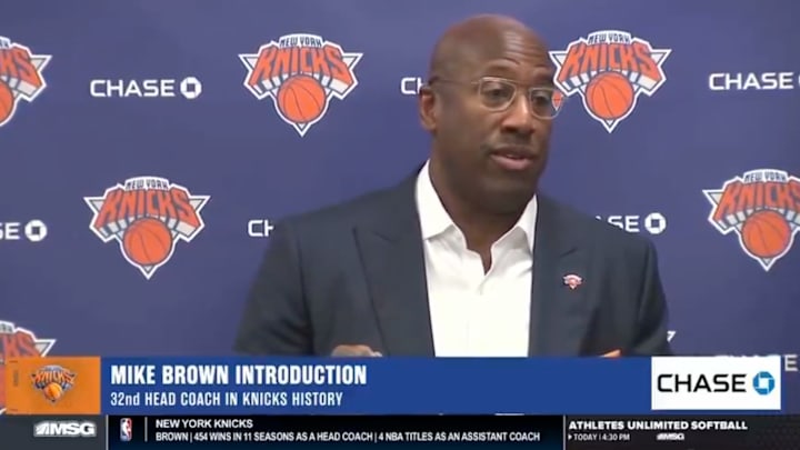 The Knicks hired Mike Brown to replace Tom Thibodeau.