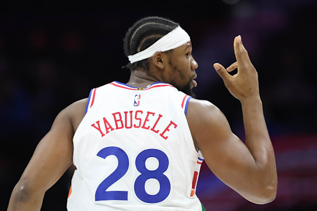 Philadelphia 76ers forward Guerschon Yabusele (28) 