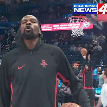 This is Durant's first season with the Rockets.