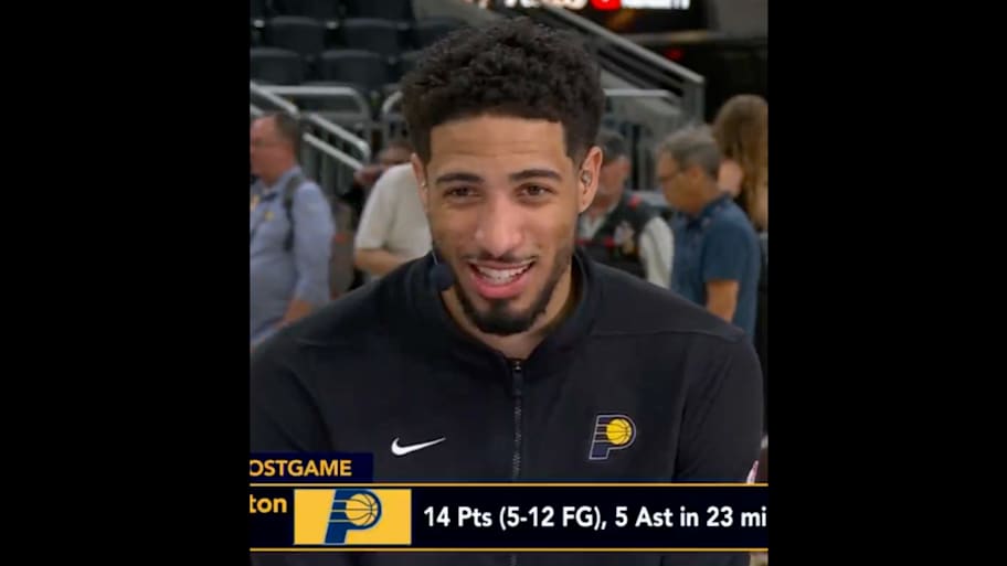 Tyrese Haliburton on June 19, 2025. | SportsCenter / X / Screensho