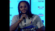 Derrick Rose at a NASCAR Chicago event on July 6, 2025.