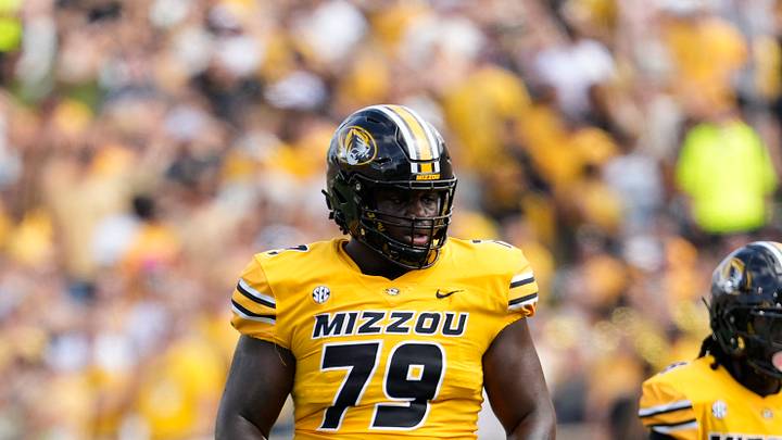 NY Jets offensive tackle Armand Membou