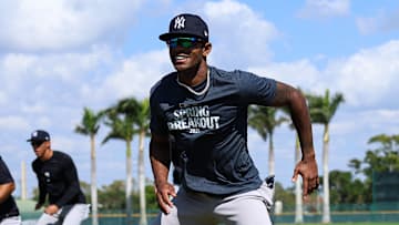 New York Yankees infielder Alexander Vargas