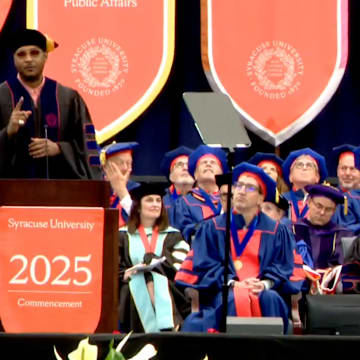 NBA star and Syracuse men's basketball legend Carmelo Anthony on May 11, 2025.