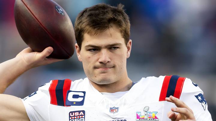 New England Patriots quarterback Drake Maye 