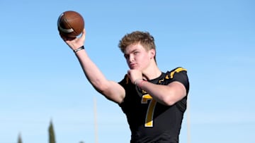 Newbury Park High quarterback Brady Smigiel is Ventura County Star All-County Football Offensive Player of the Year on Friday, Dec. 8, 2023.