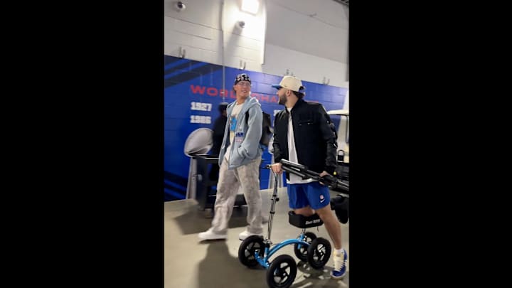 Dart and Skattebo are both injured at the moment.