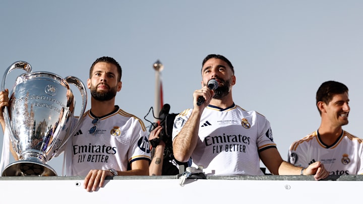 Real Madrid UEFA Champions League Trophy Parade Real Madrid UEFA Champions League Trophy Parade