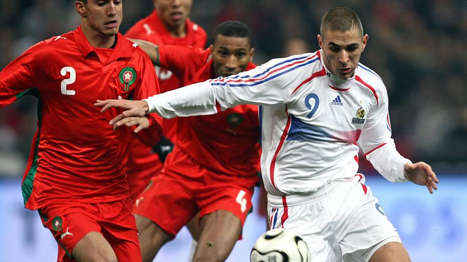 Karim Benzema for France vs. Morocco
