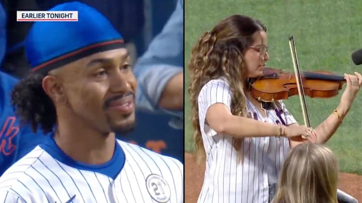 Lindor's wife, Katia, is a classically trained violinist. Lindor's wife, Katia, is a classically trained violinist.