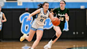 Eden Sander, 11, and the No. 1 Central Valley girls wrapped up 2024-25 Greater Spokane League title with home win over Ridgeline.