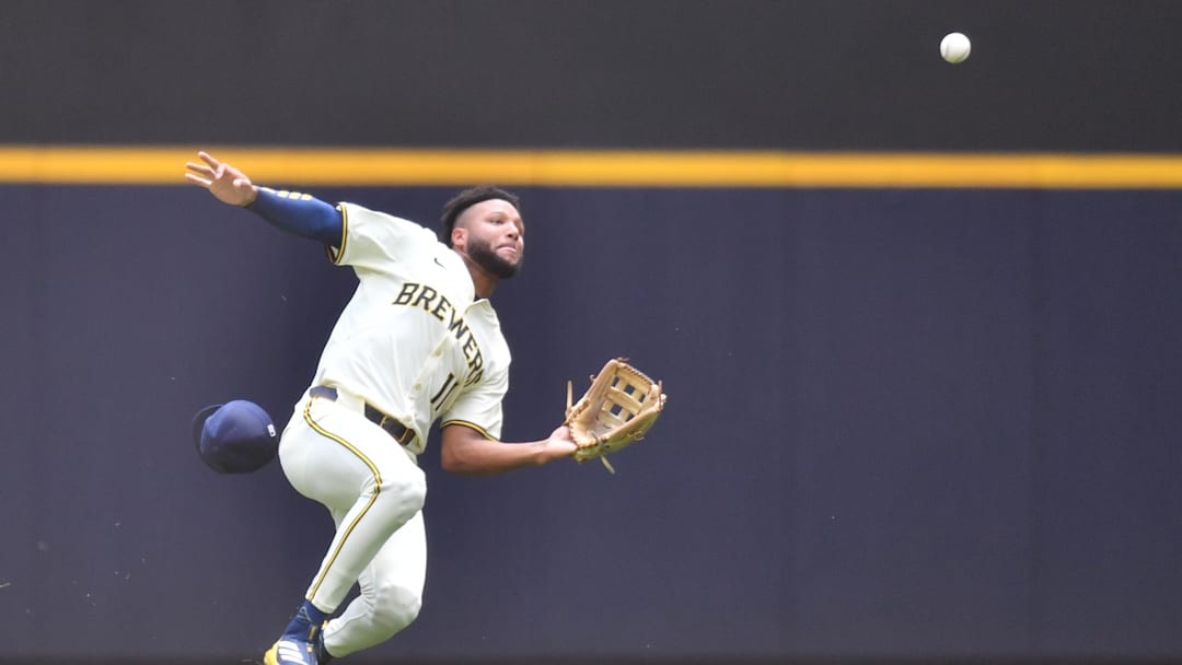 Milwaukee Brewers center fielder Jackson Chourio.