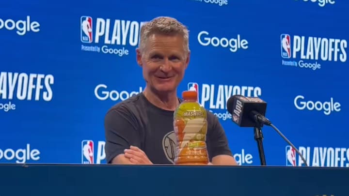 Golden State Warriors head coach Steve Kerr on April 28, 2025.