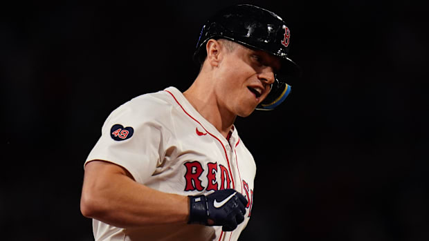 Red Sox outfielder Tyler O’Neill