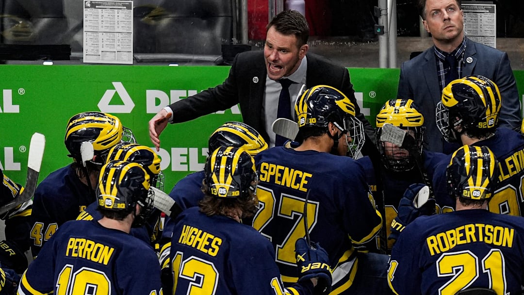 Brandon Naurato leading the way to the Frozen Four.