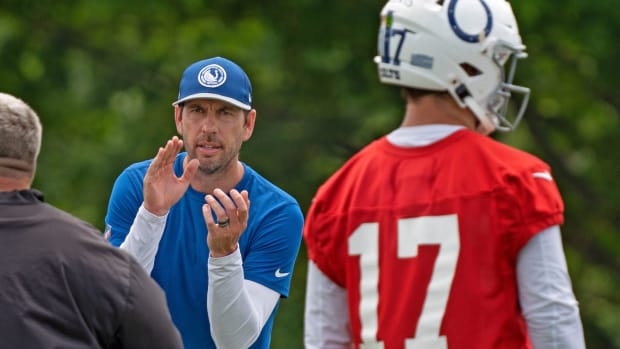 Indianapolis Colts coach Shane Steichen