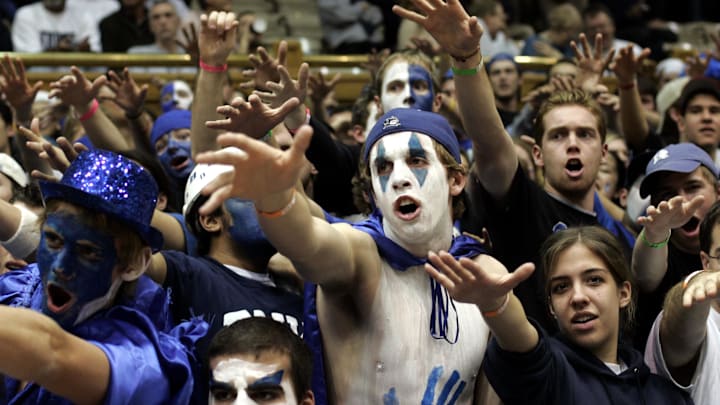 Duke basketball's Cameron Crazies Duke basketball's Cameron Crazies