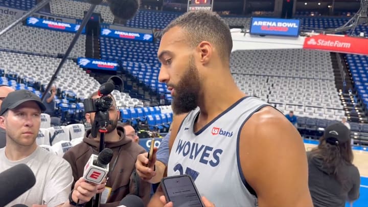 Minnesota Timberwolves center Rudy Gobert on May 28, 2025.