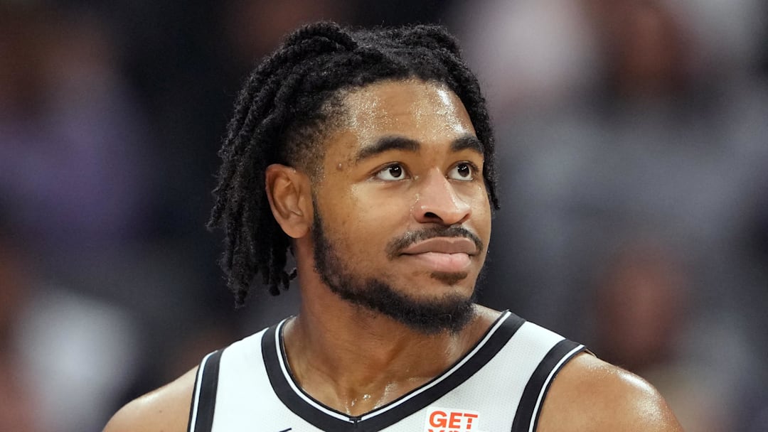 Brooklyn Nets guard Cam Thomas (24) during the first quarter against the Sacramento Kings at Golden 1 Center on November 24, 2024. Brooklyn Nets guard Cam Thomas (24) during the first quarter against the Sacramento Kings at Golden 1 Center on November 24, 2024.