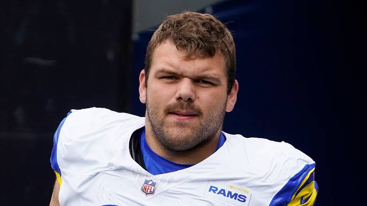 Los Angeles Rams guard Justin Dedich.
