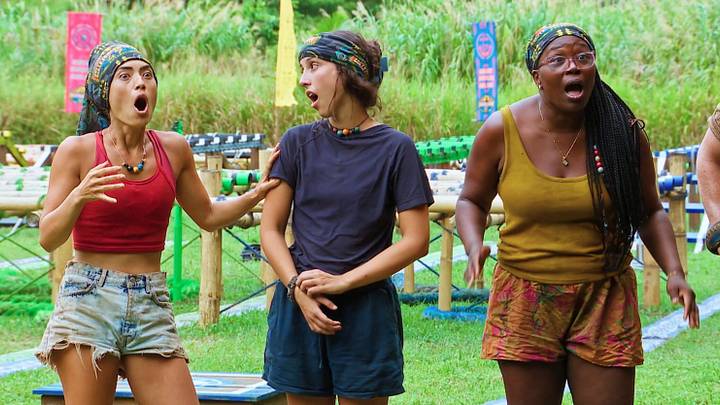 “The Die Is Cast” – With the biggest reward of the season on the line, one member of a newly established alliance hopes to earn the extra sustenance to propel themselves further in the game. Castaways’ advantages come into focus as the days left in the game dwindle. Then, one alliance member must decide if they should flip against one of their own at a jaw-dropping tribal council, on SURVIVOR, Wednesday, Dec. 10 Jeff Probst serves as host and executive producer. Pictured L to R: Savannah Louie,