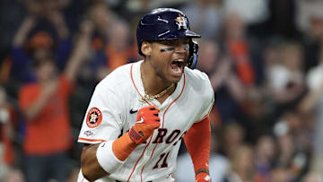 Houston Astros right fielder Cam Smith (11)