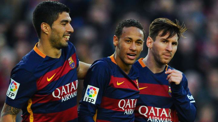 Luis Suarez, Neymar, Lionel Messi - FC Barcelone - 2016