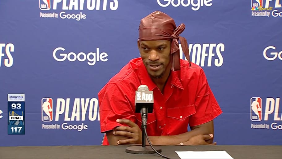 Golden State Warriors forward Jimmy Butler on May 8, 2025. | Warriors on NBCS / X / Screenshot