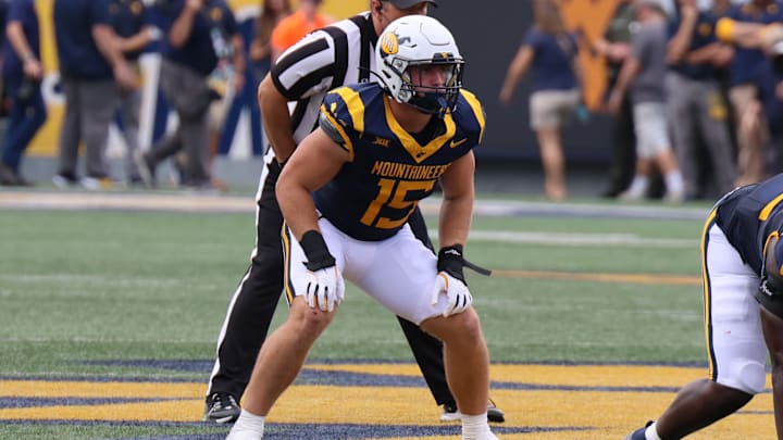 West Virginia University linebacker Ben Cutter. West Virginia University linebacker Ben Cutter.