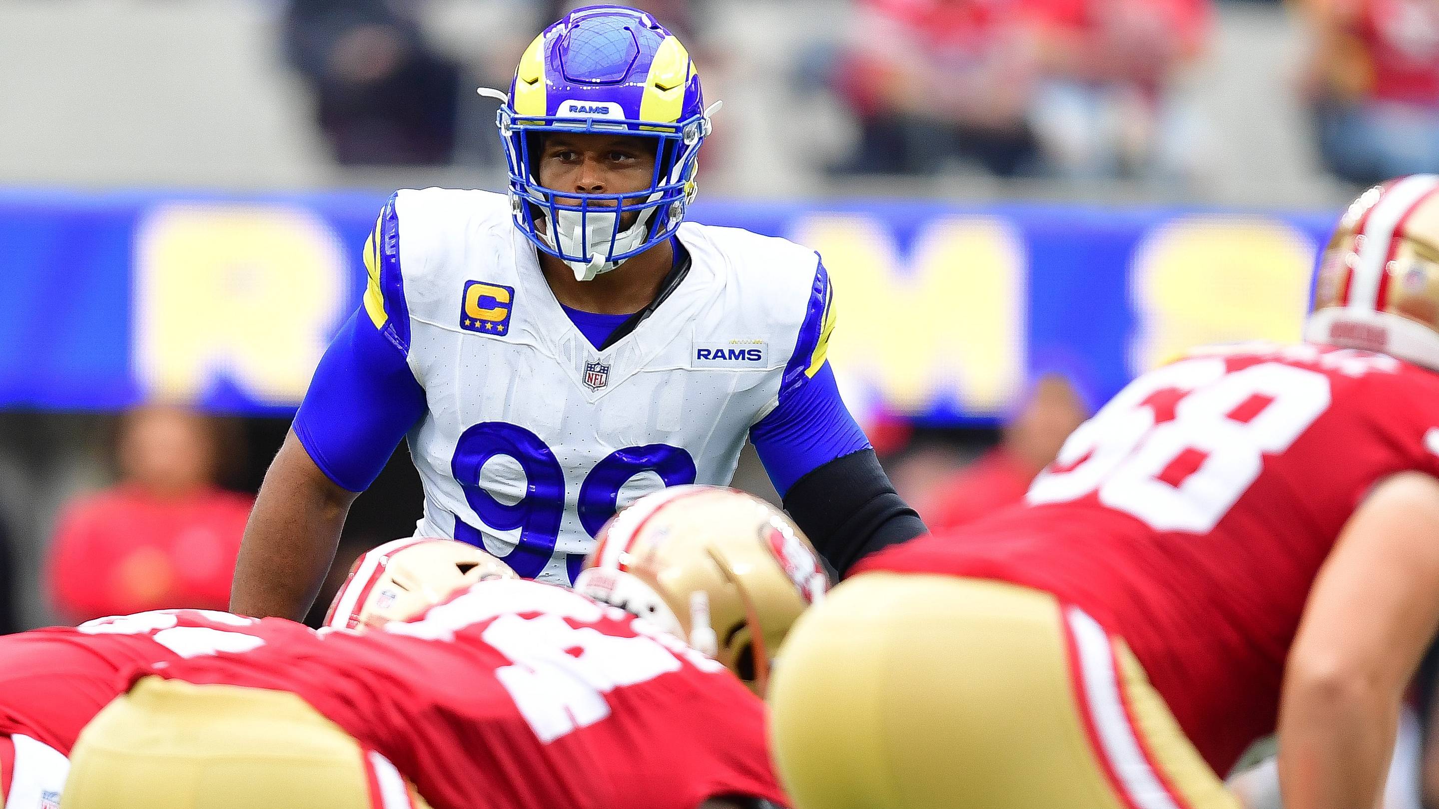 49ers No Longer Have to Worry About Aaron Donald in Rams Showdown