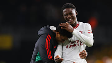 Amad Diallo and Kobbie Mainoo